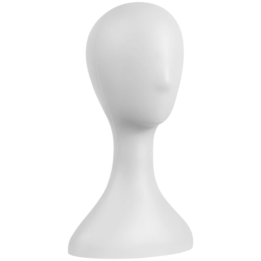 Serenelife Perückenkopf Weiß Kunststoff Damen 41 cm
