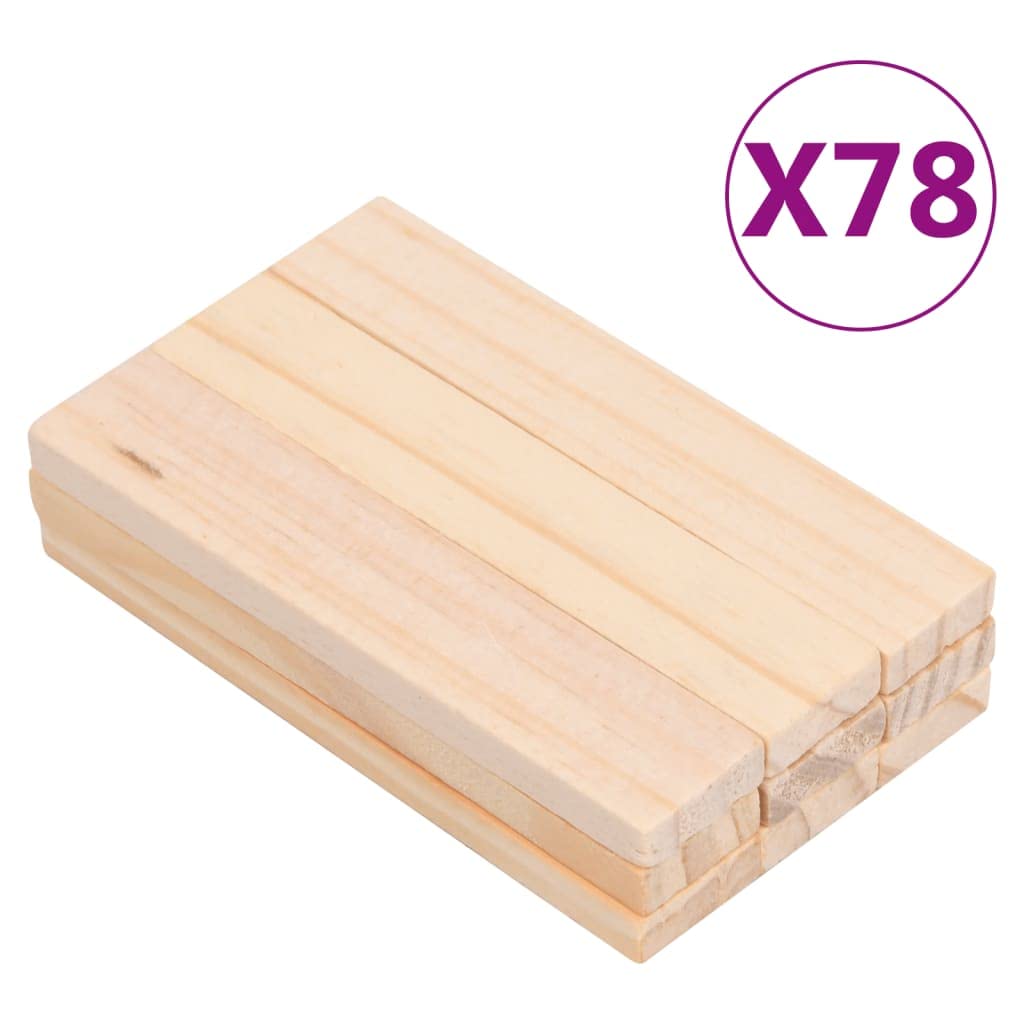vidaXL Bauklötze Holz 150-tlg. Kiefer bunt mit Box