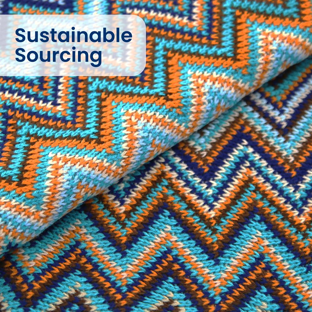 Serenelife Furniture Boho Decke 127x170 cm Acryl Quasten