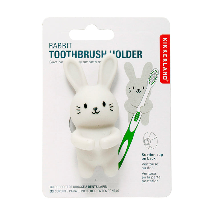 Kikkerland Rabbit Zahnbürstenhalter Hase Saugnapf