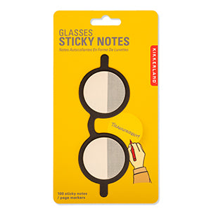 Kikkerland Glasses Sticky Notes Haftnotizen Brille transparent