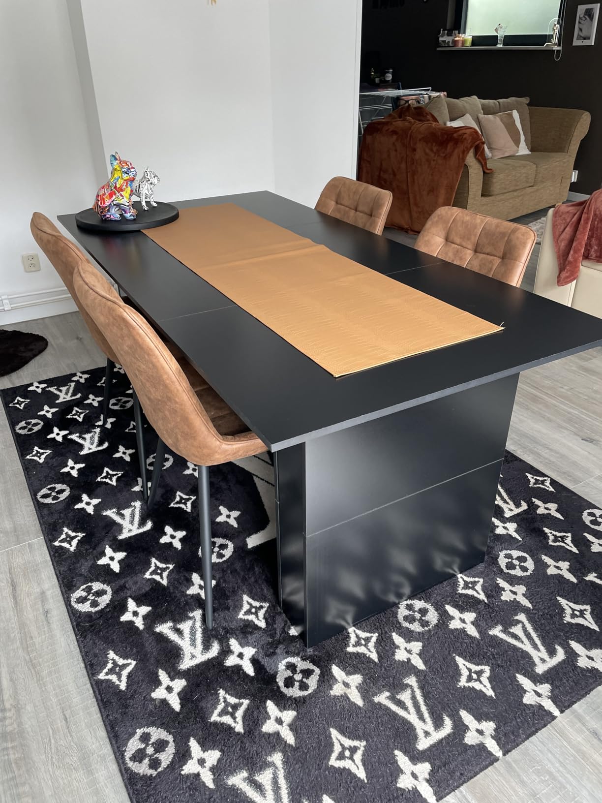 vidaXL Esstisch Braun 180x90x76 cm Holzwerkstoff Küchentisch 6 Personen