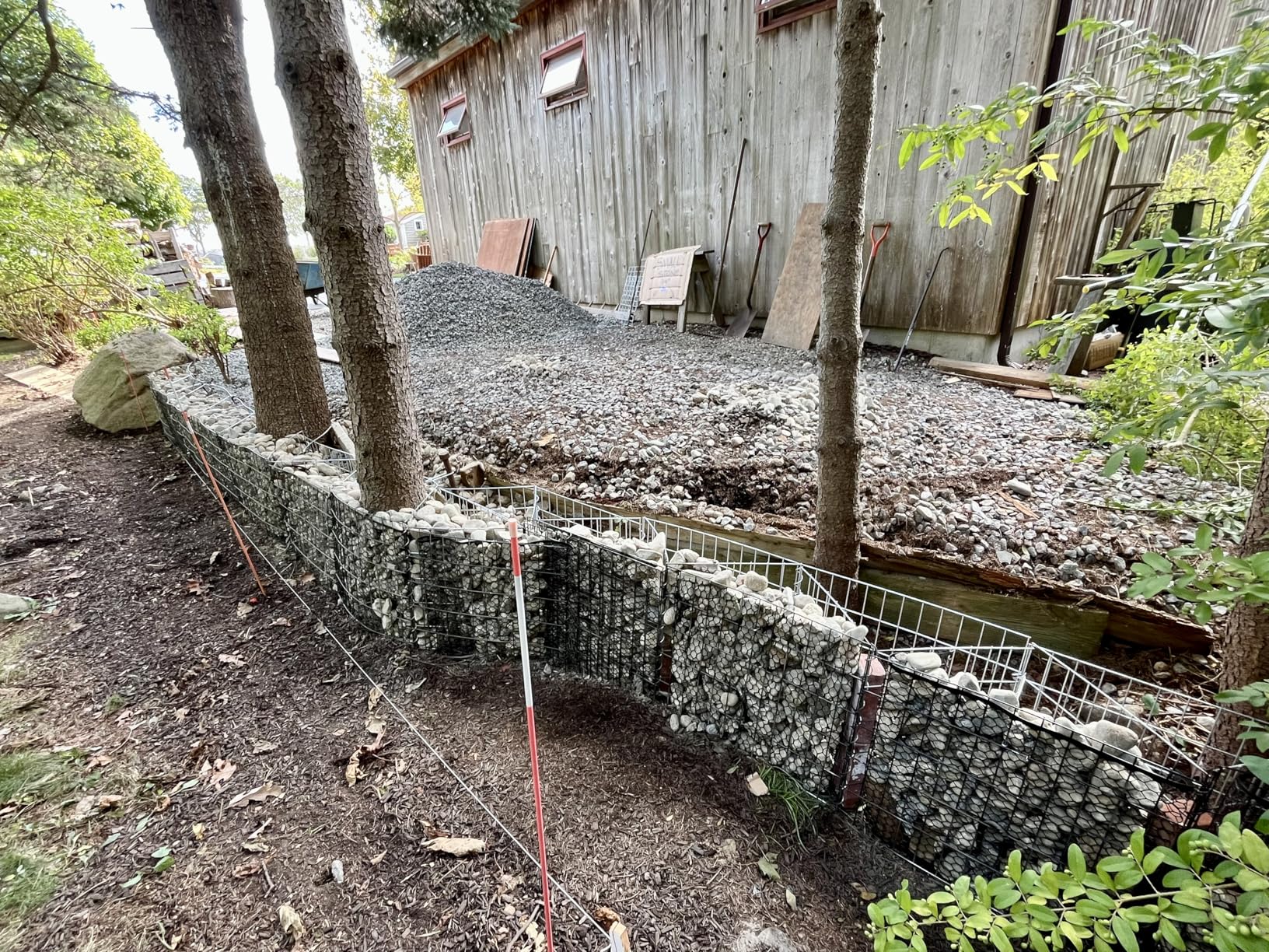 vidaXL Gabionenkorb Hochbeet Stahl 300x30x50 cm verzinkt