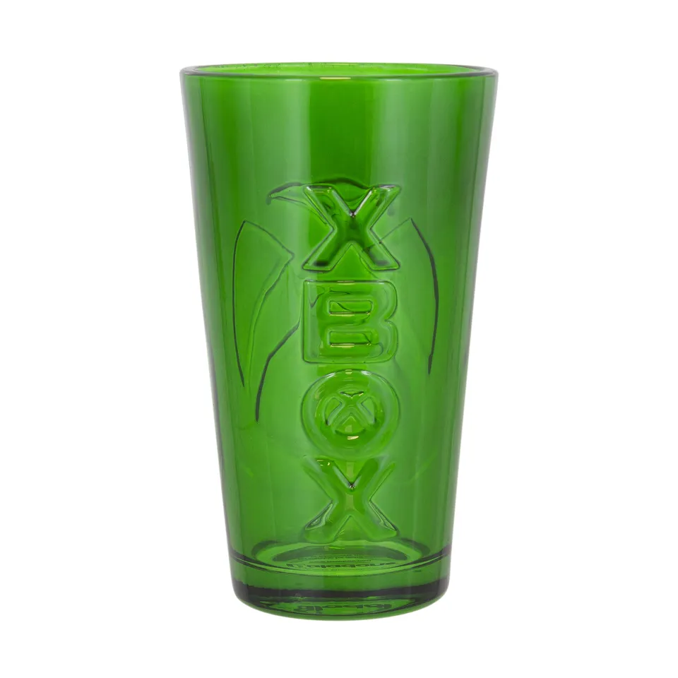 Paladone Xbox Glas grün Trinkglas offiziell lizenziert