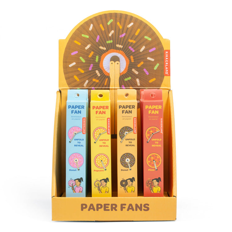 Kikkerland Home Food Papierfächer 3er Pizza Set faltbar