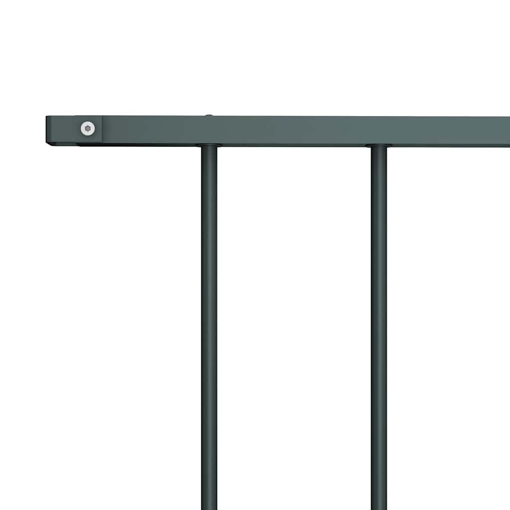 vidaXL Heim & Garten Zaunelement Stahl 1,63x1 m Anthrazit