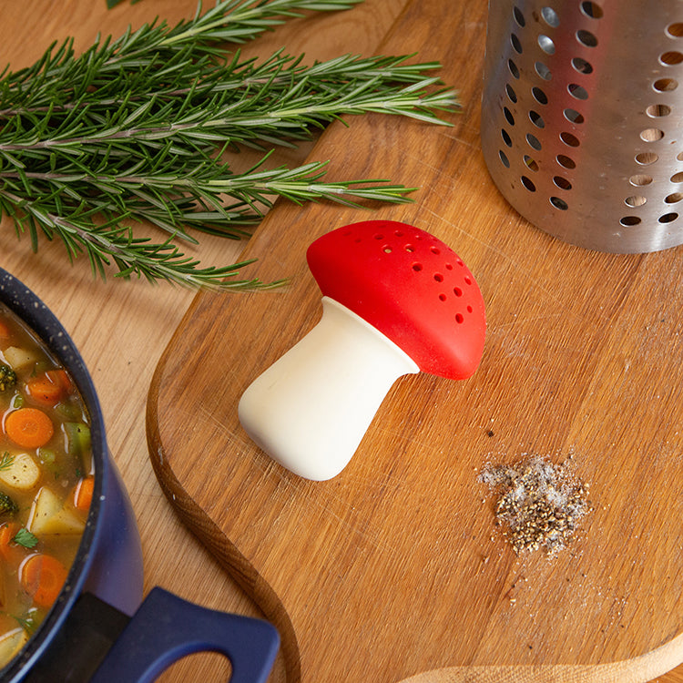 Kikkerland Kitchen Mushroom Herb Infuser Gewürzei Silikon