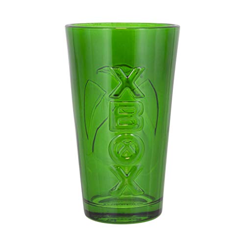 Paladone Xbox Glas grün Trinkglas offiziell lizenziert