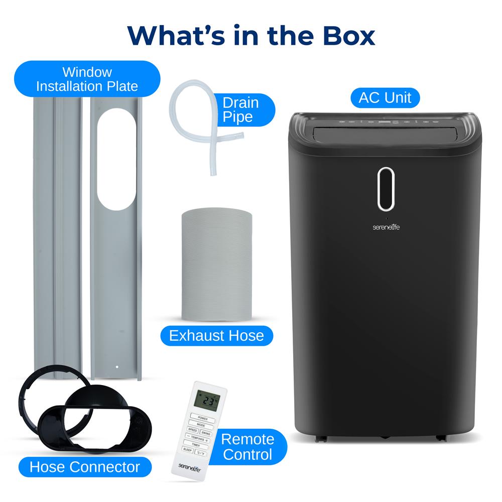Serenelife Portable AC Mobile Klimaanlage 12000 BTU