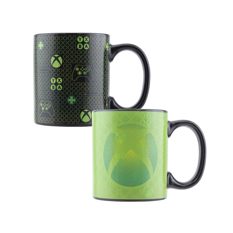 Paladone Drinkware Xbox Zaubertasse 300 ml Keramik Schwarz Grün