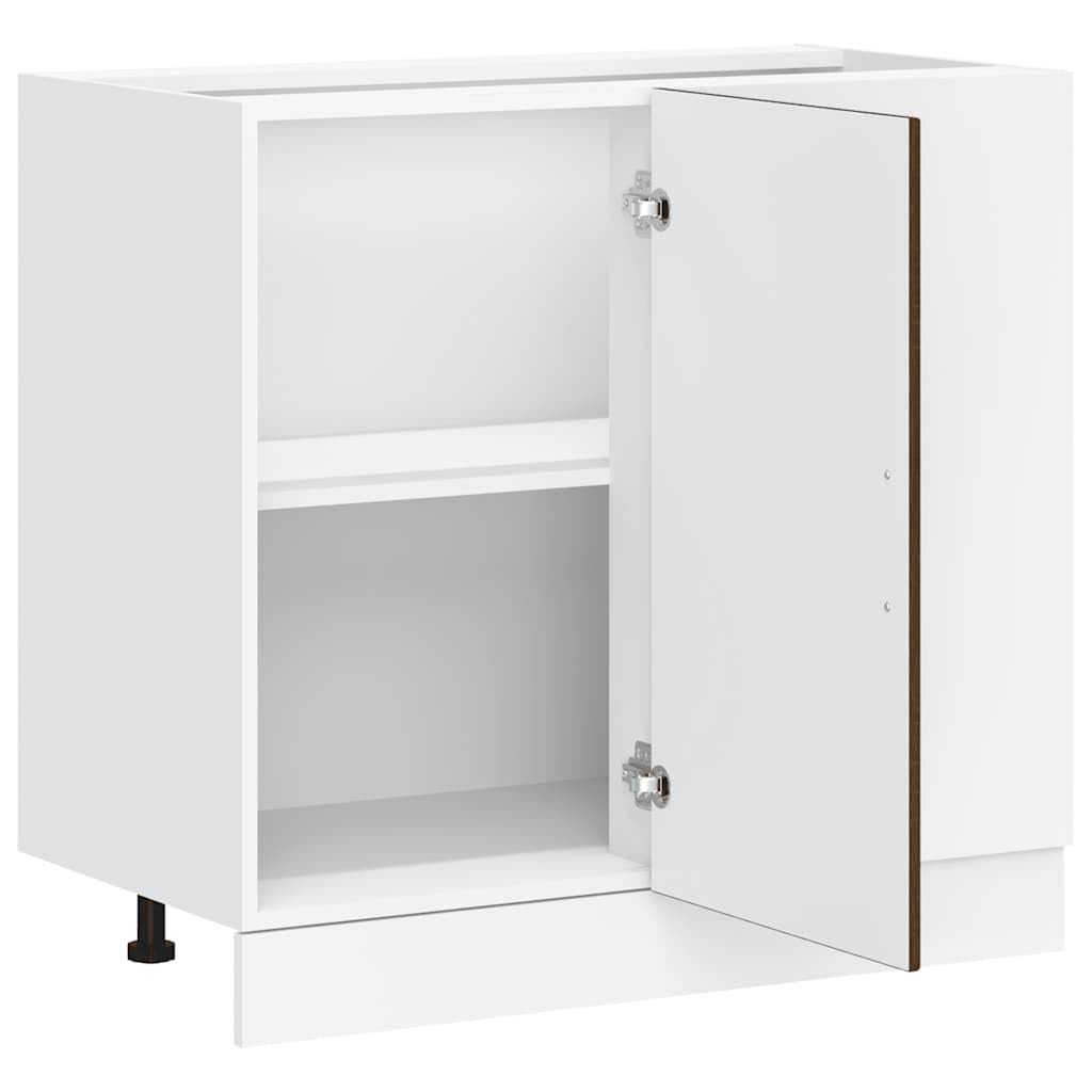 vidaXL Lucca Küchenunterschrank Braune Eiche Holzschrank