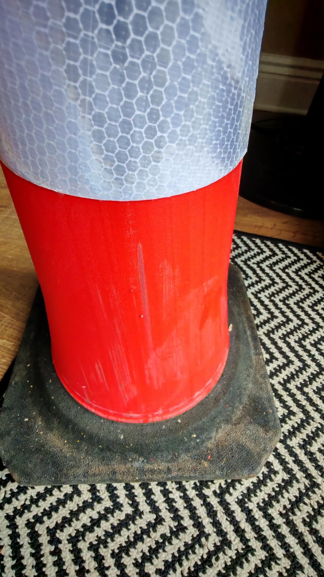 vidaXL Leitkegel 10x 75cm HDPE rot reflektierend Set
