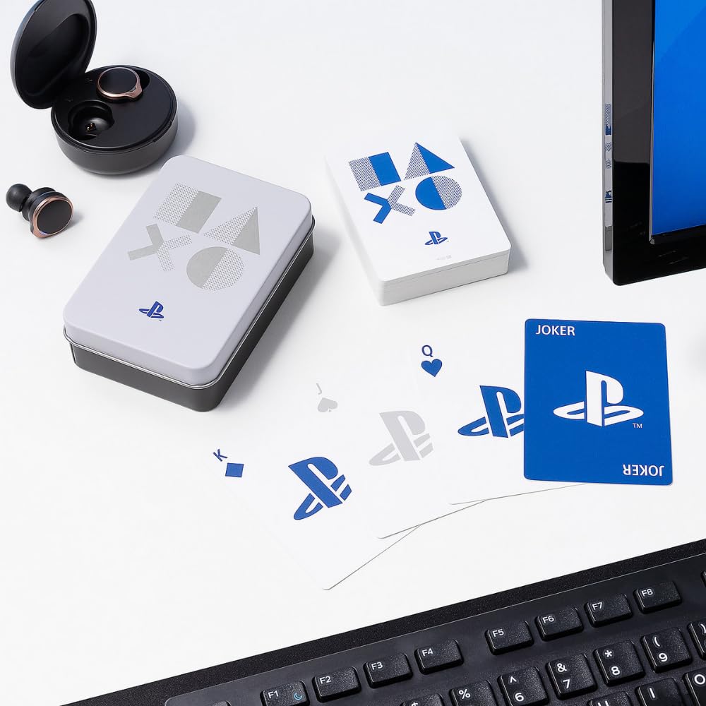 Paladone Playstation Spielkarten PS5 6x9 cm in Dose Geschenk