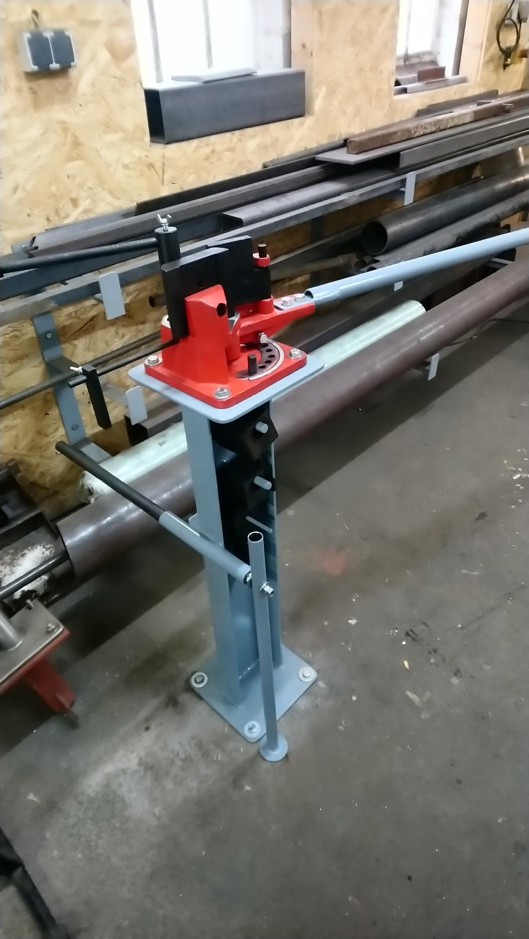 vidaXL Rohrbiegemaschine Universal manuell 120° Stahl