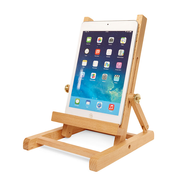 Kikkerland Home Easel Tablet Stand Tabletständer Holz verstellbar