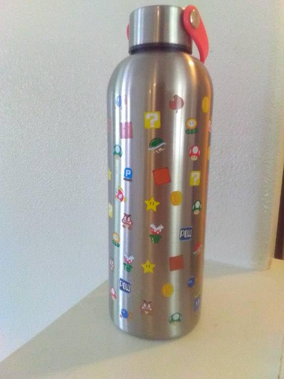 Paladone Super Mario Metall-Trinkflasche 500 ml Edelstahl