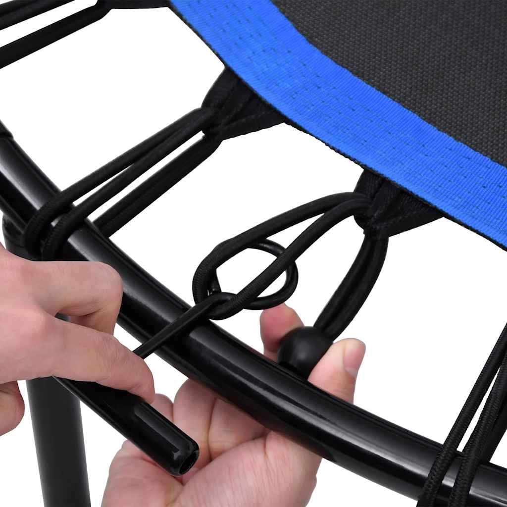vidaXL Fitness Trampolin 102 cm mit Griff Minitrampolin Bungee