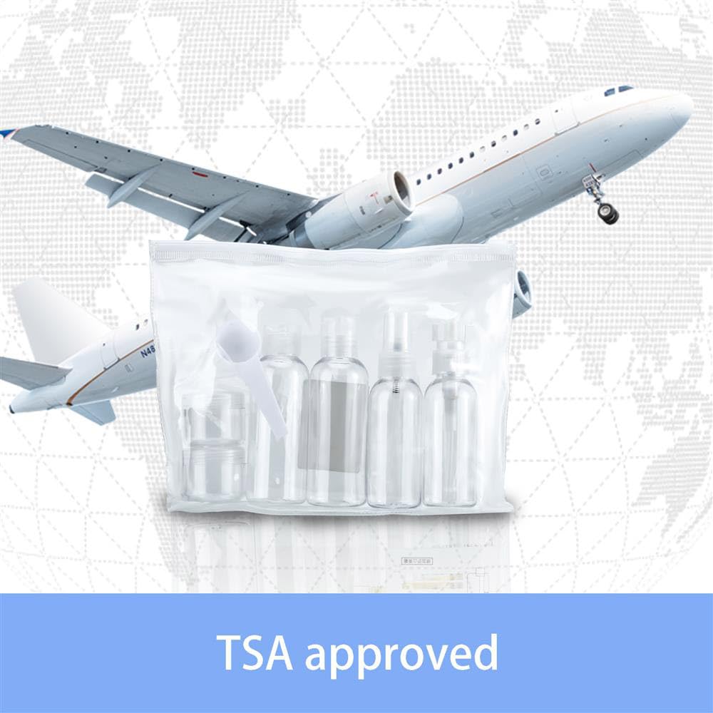 Intirilife Flaschen Set Transparent 6-teilig Reise PP