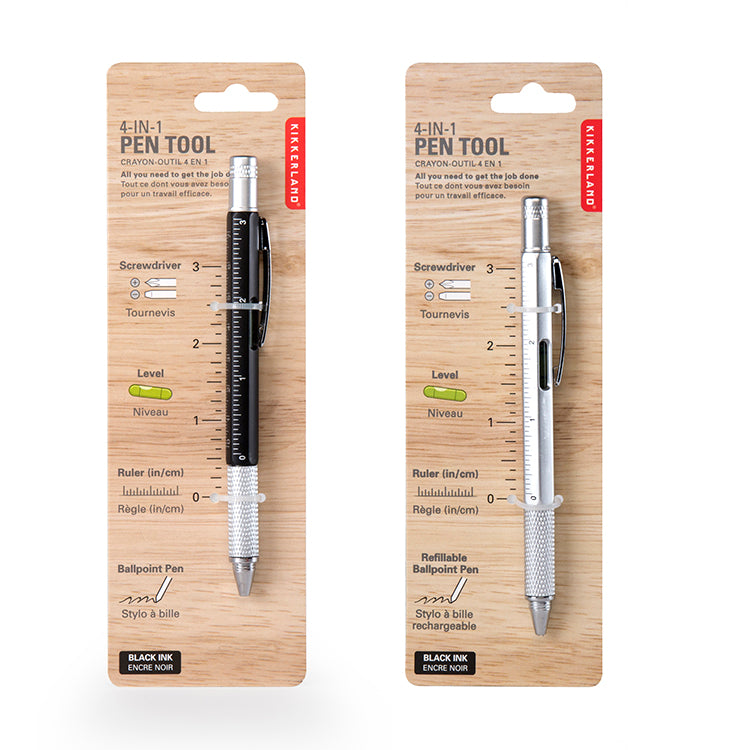 Kikkerland 4-in-1 Pen Tool Multifunktionsstift Level