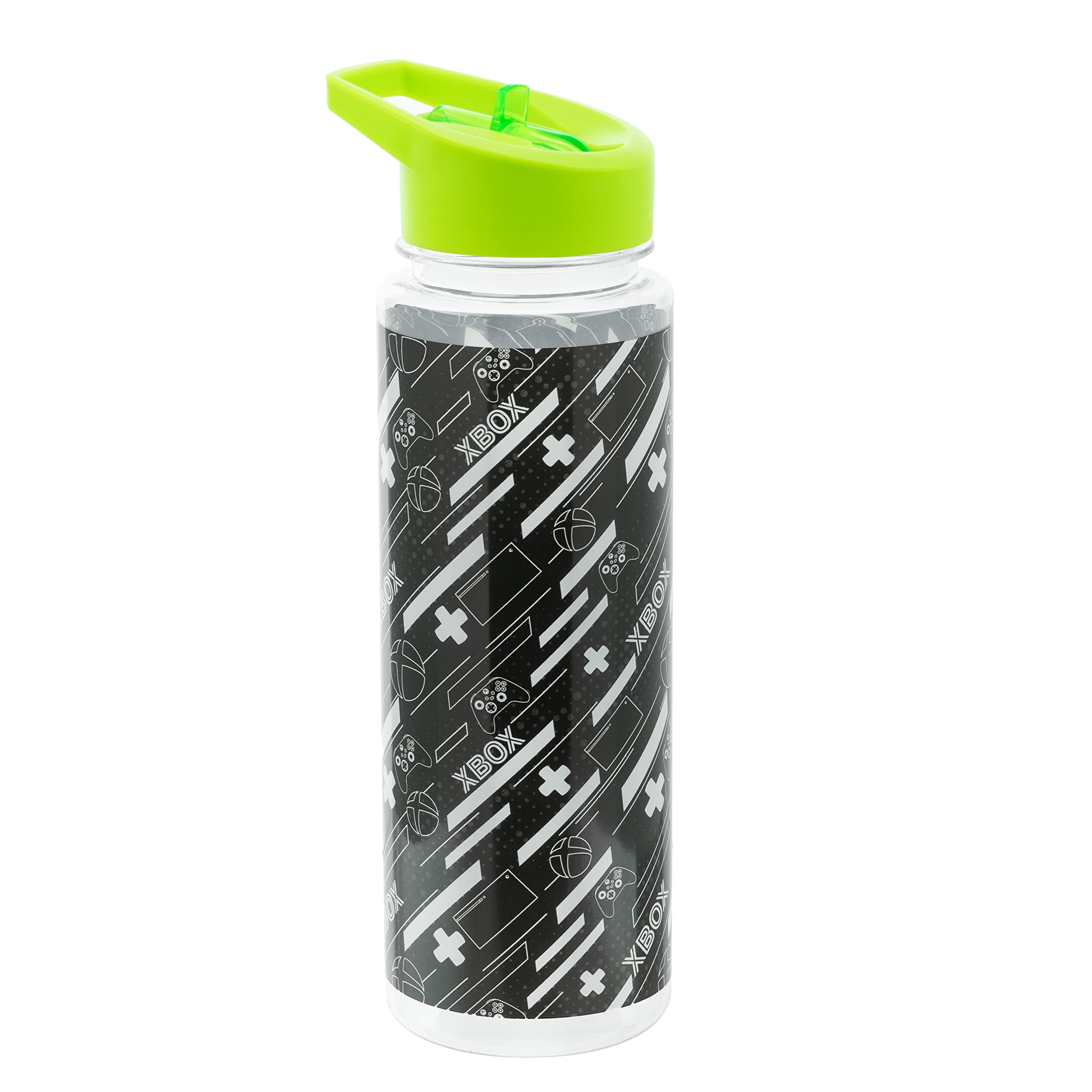 Paladone Xbox Farbwechsel Trinkflasche 650 ml mit Strohhalm