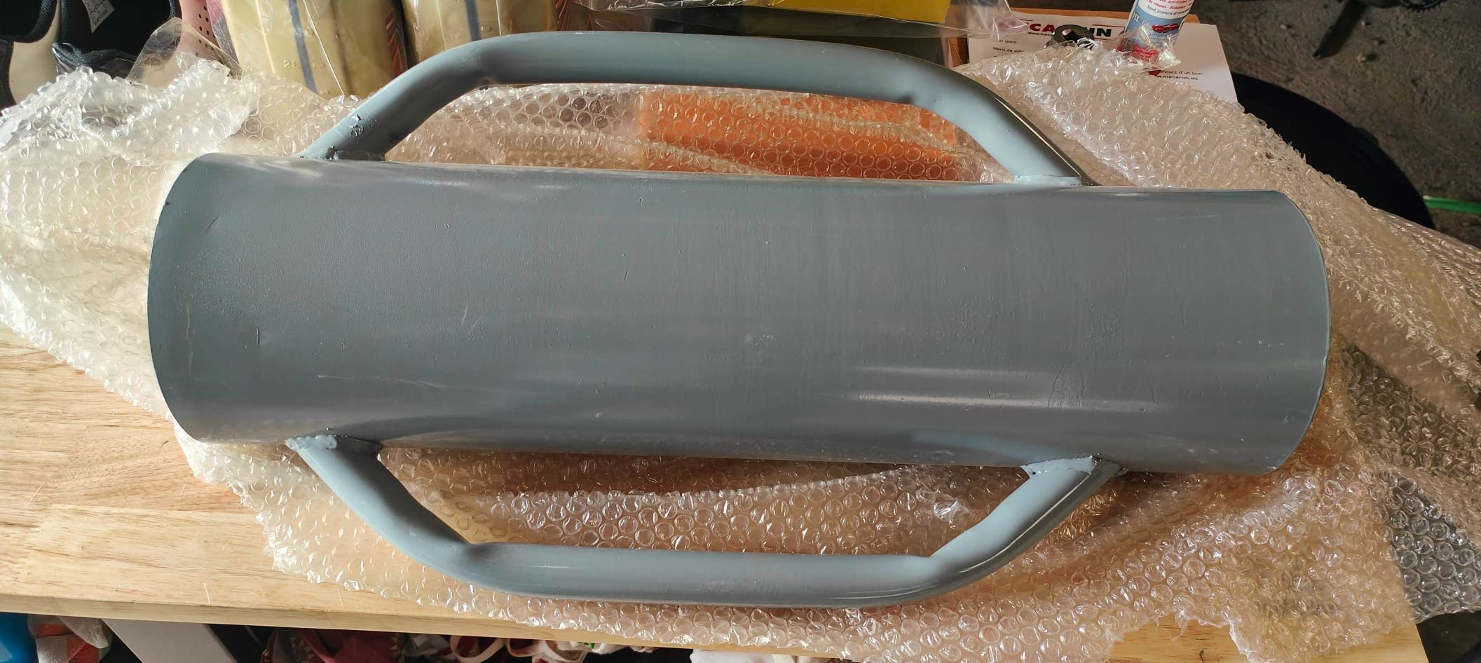 vidaXL Pfahlramme Stahl mit Griffen 60 cm Pfostenramme
