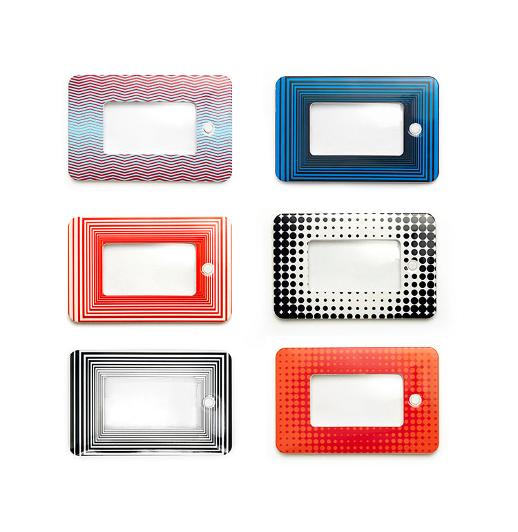 Kikkerland Light Up Magnifier Taschenlupe mit Licht Taschenformat