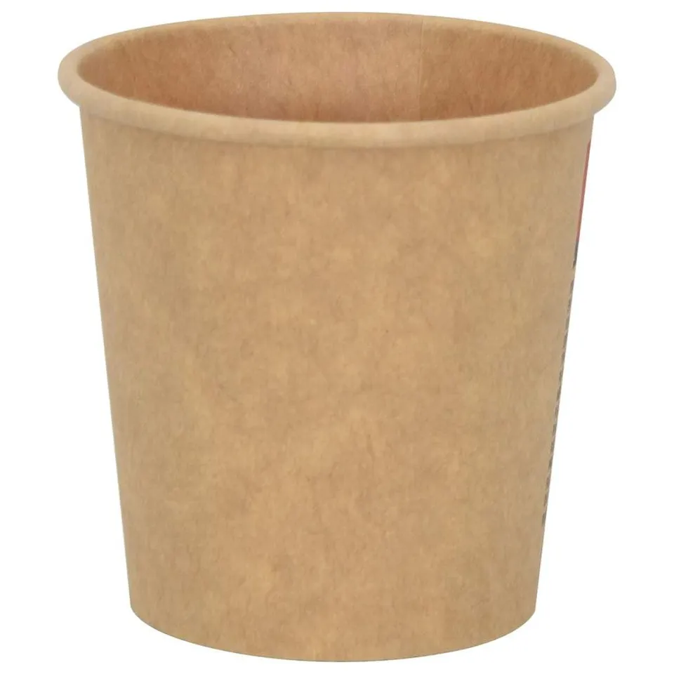 vidaXL Pappbecher 100ml 1000 Stück Einwegbecher Braun