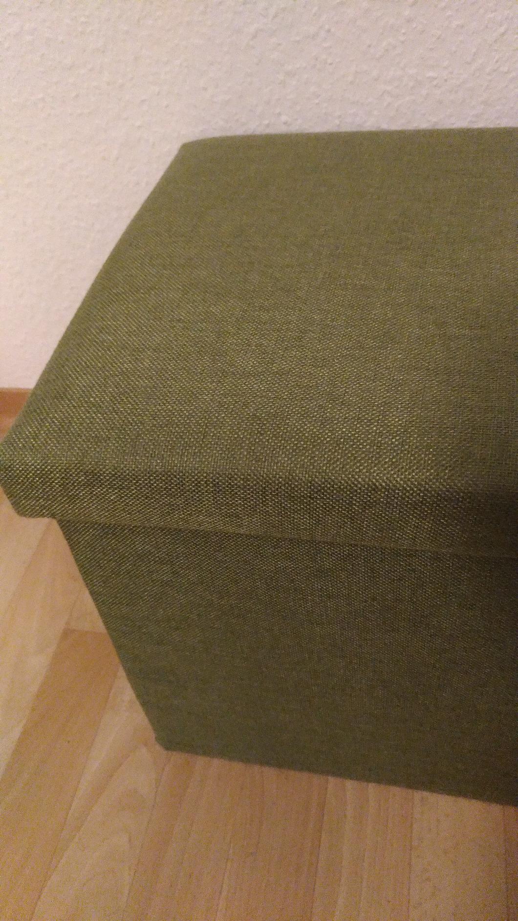 Intirilife Sitzbank Frühlings Grün 78x38x38 faltbar Stauraum