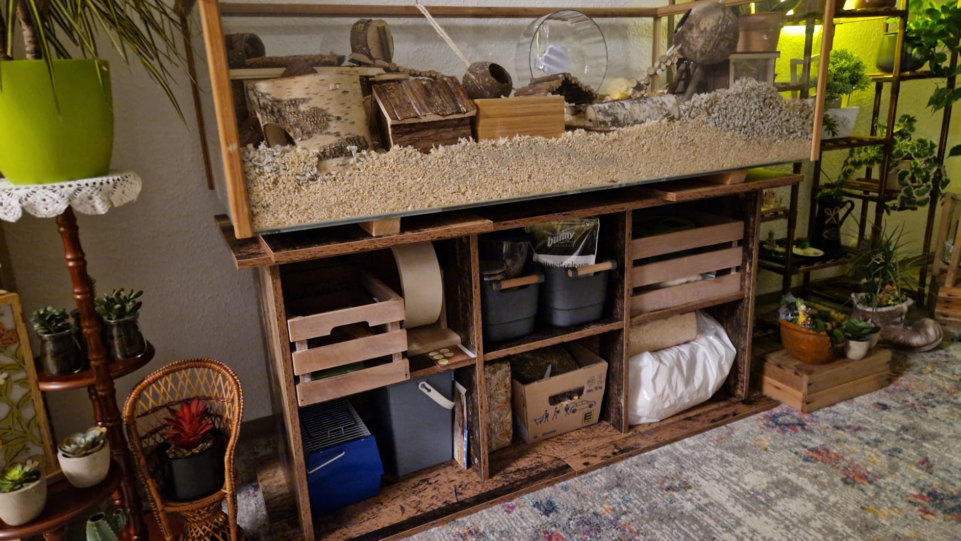 vidaXL Aquariumständer Weiß 81x36x73 cm Holzwerkstoff
