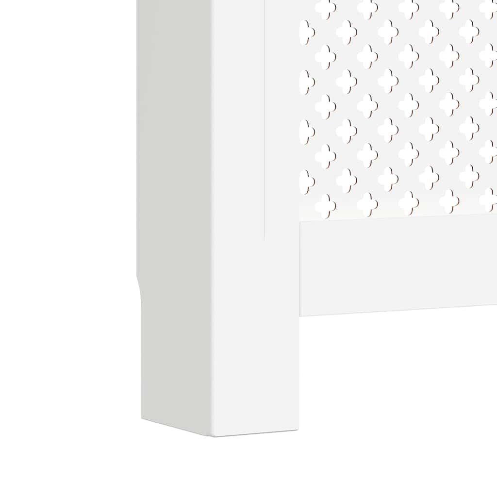 vidaXL Heizkörperabdeckung Weiß 112x19x81,5 cm MDF