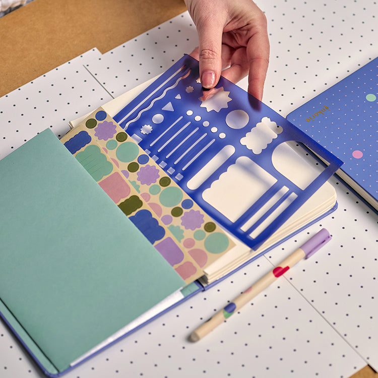 Kikkerland Inkerie Bullet Journal Notizbuch 192 Seiten Sticker