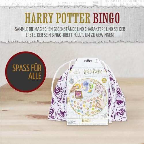Paladone Harry Potter Bingo Gesellschaftsspiel 6 Spieler