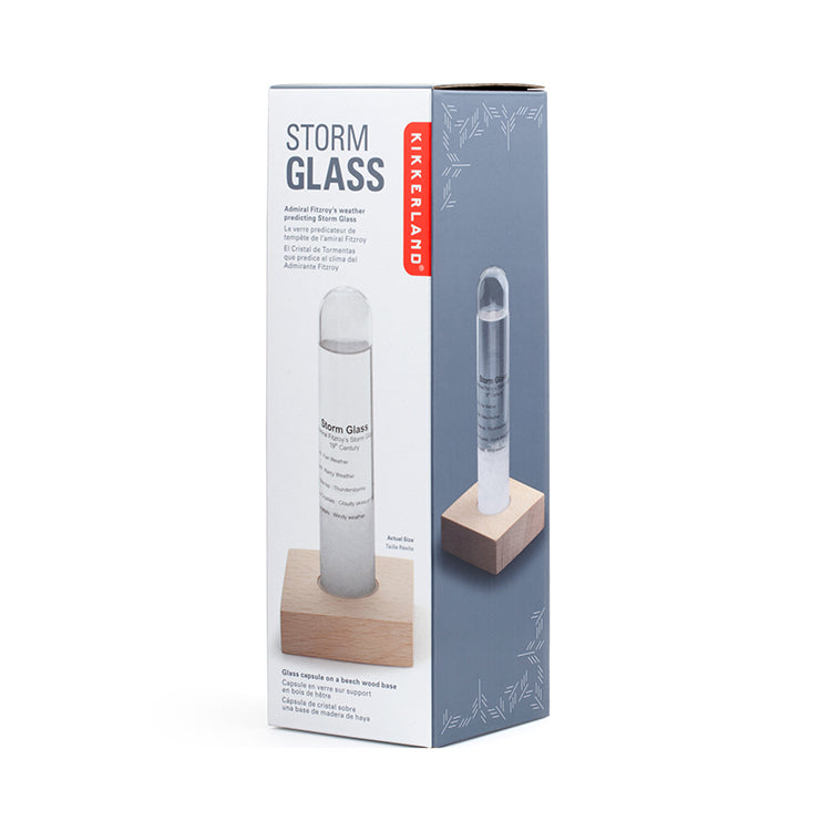 Kikkerland Storm Glass Wetterglas Deko