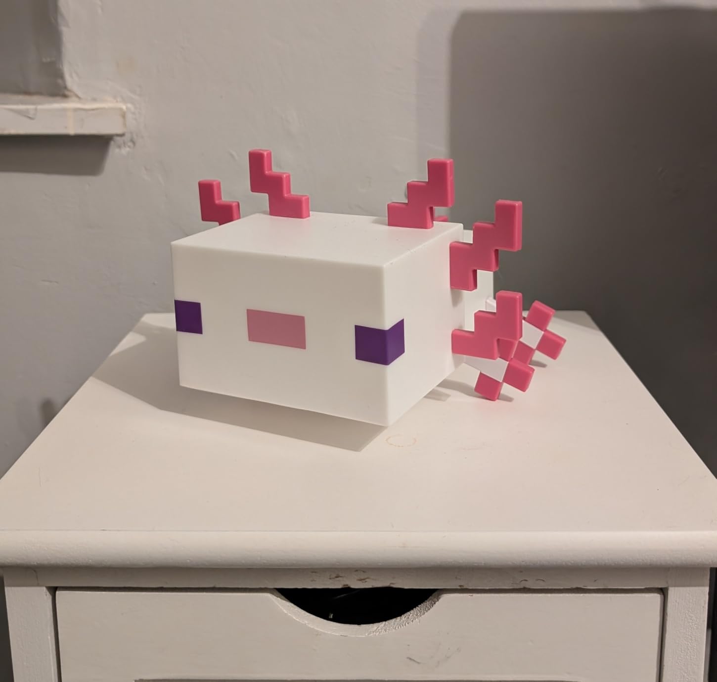 Paladone Minecraft Axolotl Lampe 21 cm 5 Farben Batterie