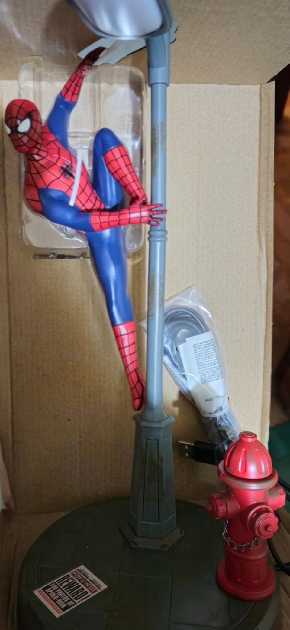 Paladone Spider-Man Tischlampe Strassenlaterne Marvel USB