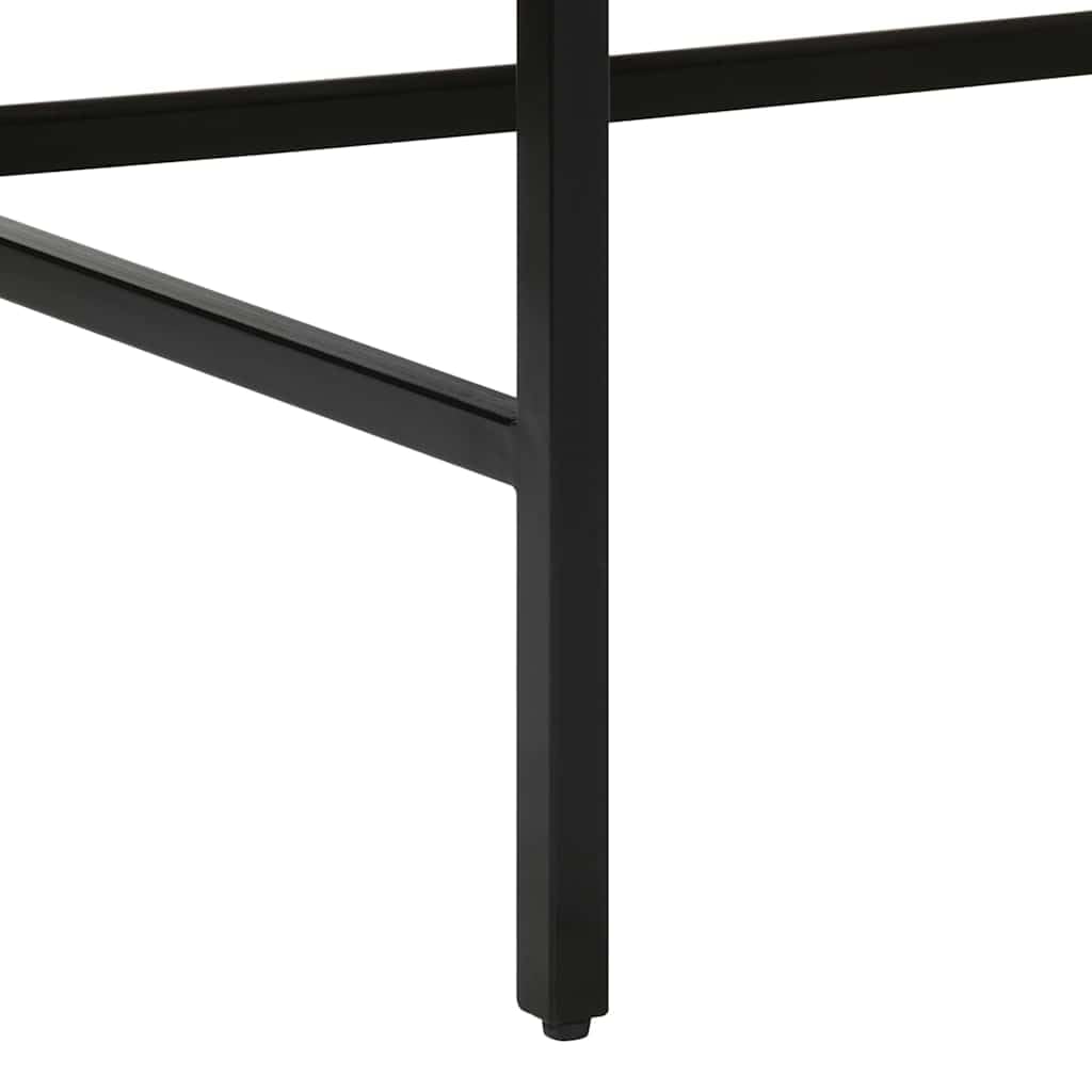 vidaXL Möbel Konsolentisch Braun 100 cm Massivholz