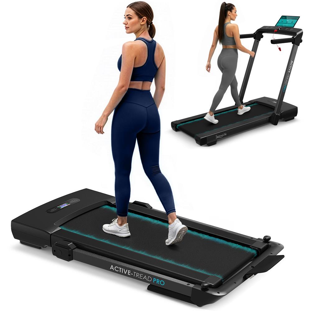 Serenelife Walking Pad Laufband 2,5 PS klappbar LED