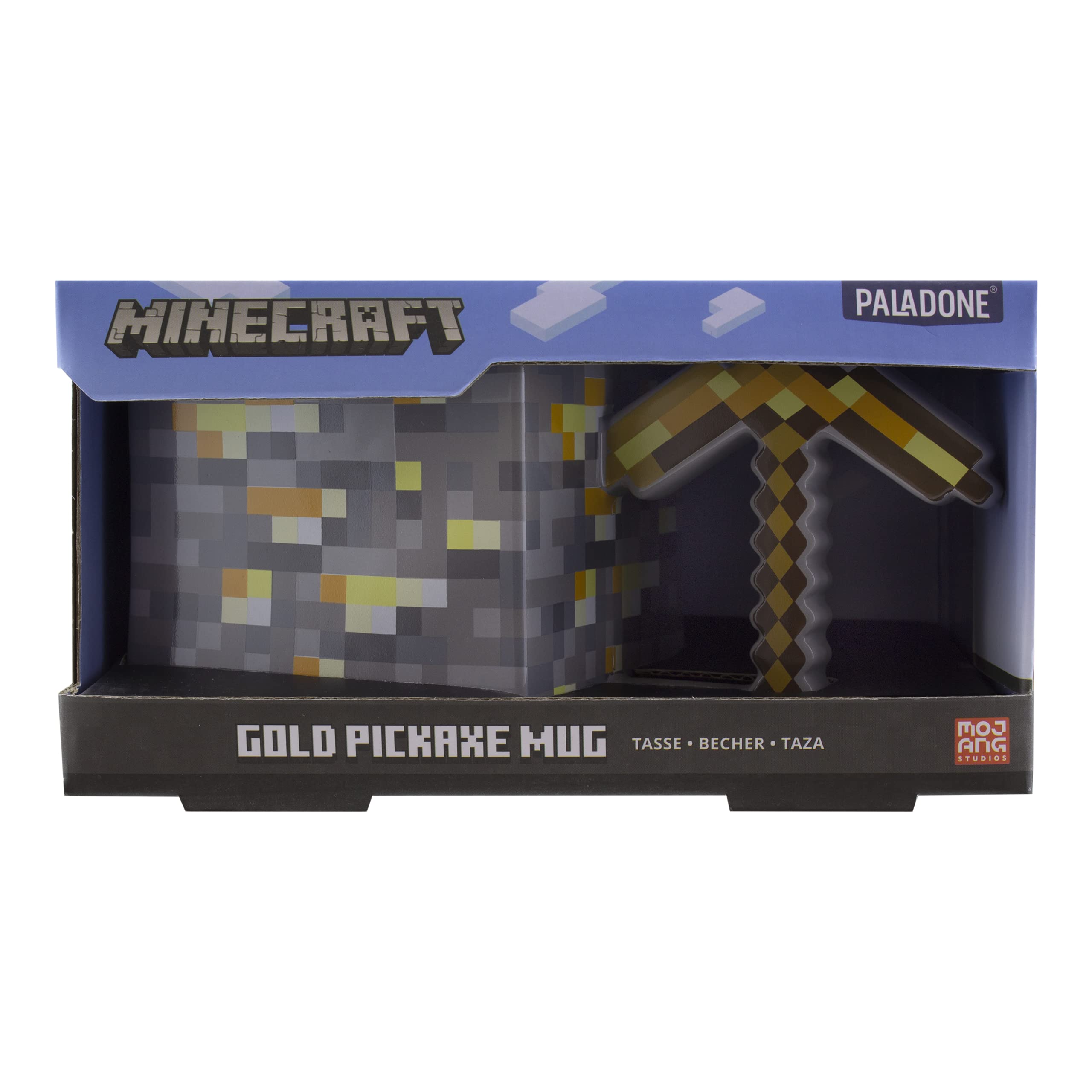 Paladone Gold Pickaxe Tasse 550ml Block-Form