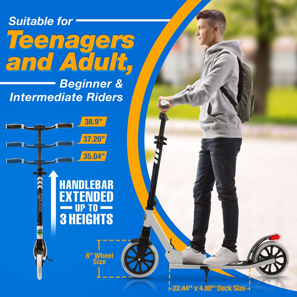 Serenelife Scooters Kick Scooter Tretroller klappbar Erwachsene