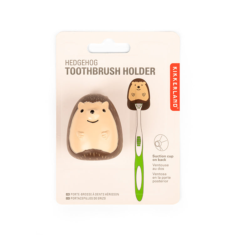 Kikkerland Tools Igel Zahnbürstenhalter mit Saugnapf