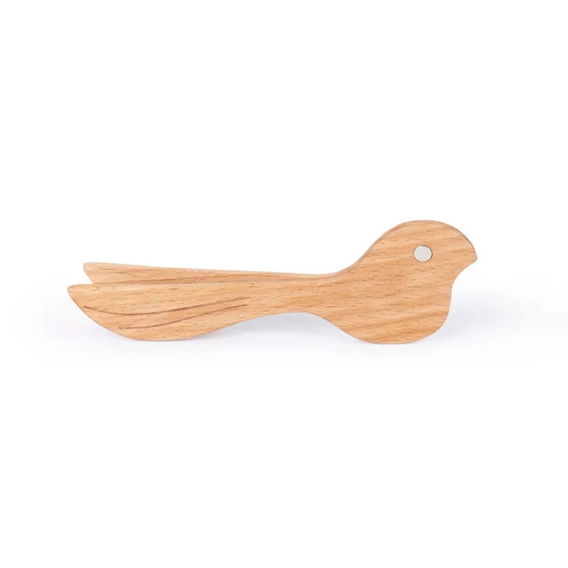 Kikkerland Kitchen Bird Toaster Tongs Holzzange