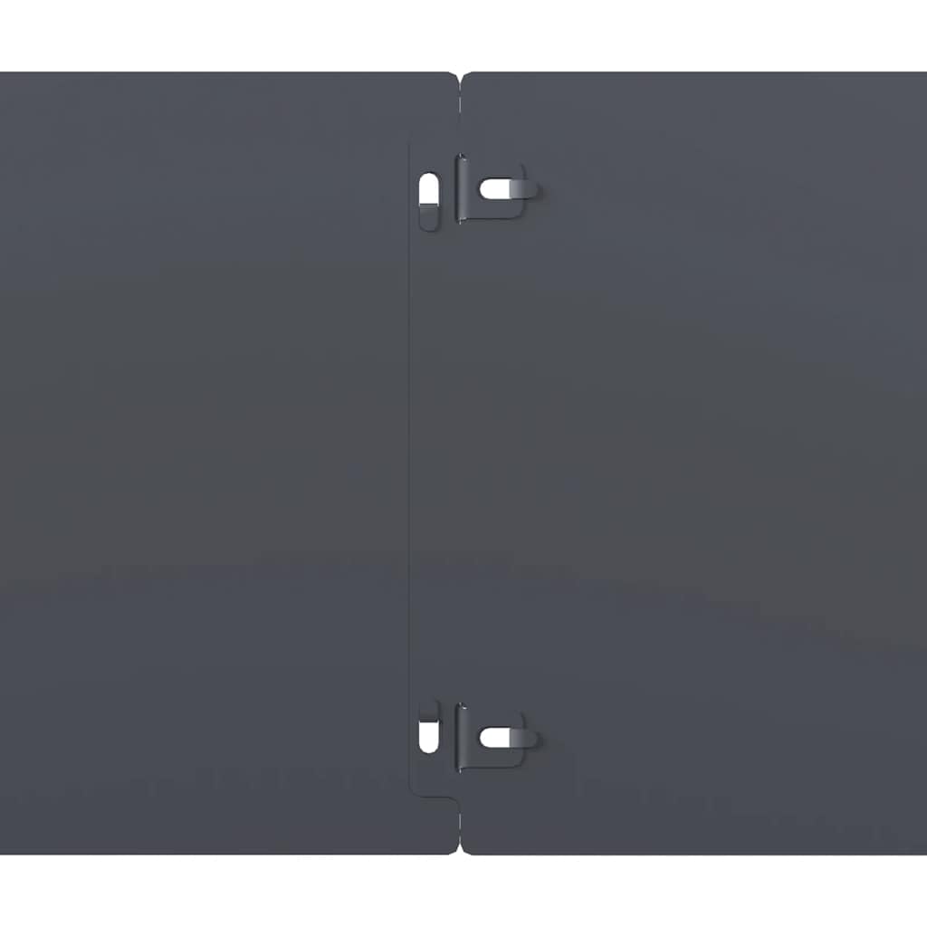 vidaXL Rasenkanten 20x103 cm Stahl 30 Stück Anthrazit