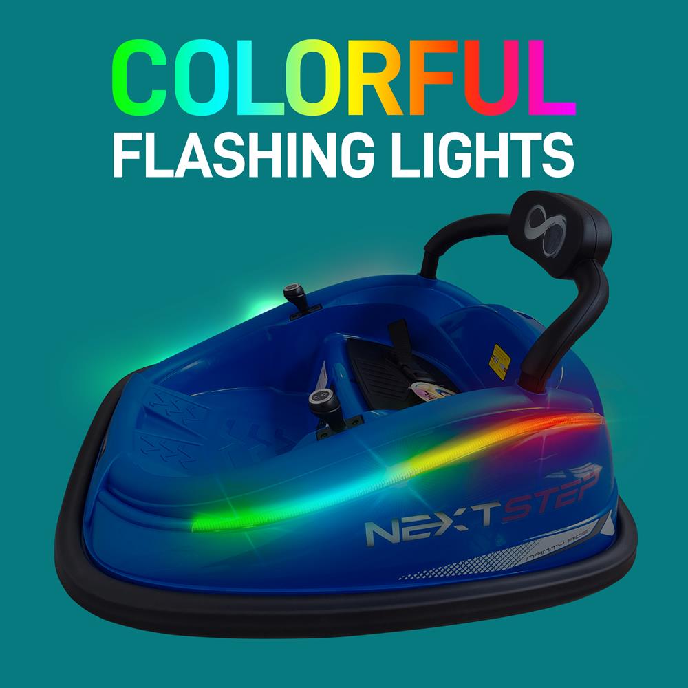 Serenelife Bumper Car Elektro Blau mit Fernbedienung 12V