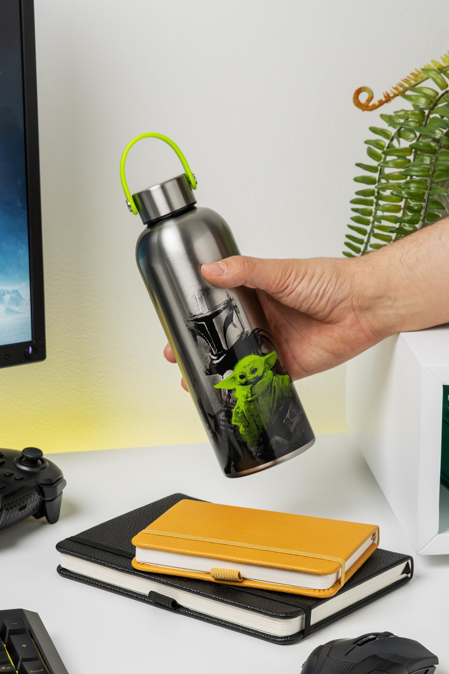 Paladone Star Wars Grogu Trinkflasche Edelstahl 500ml