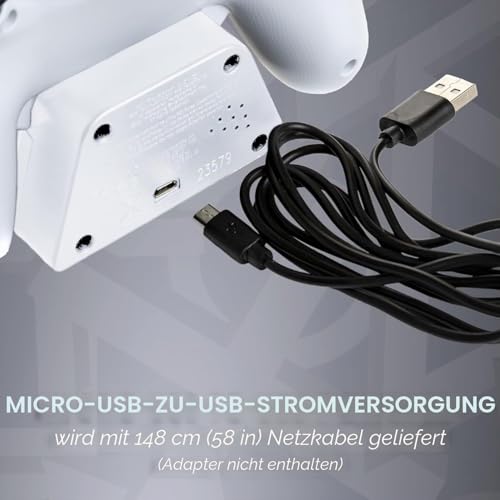 Paladone Homeware PlayStation PS5 Controller Wecker Weiß Datum