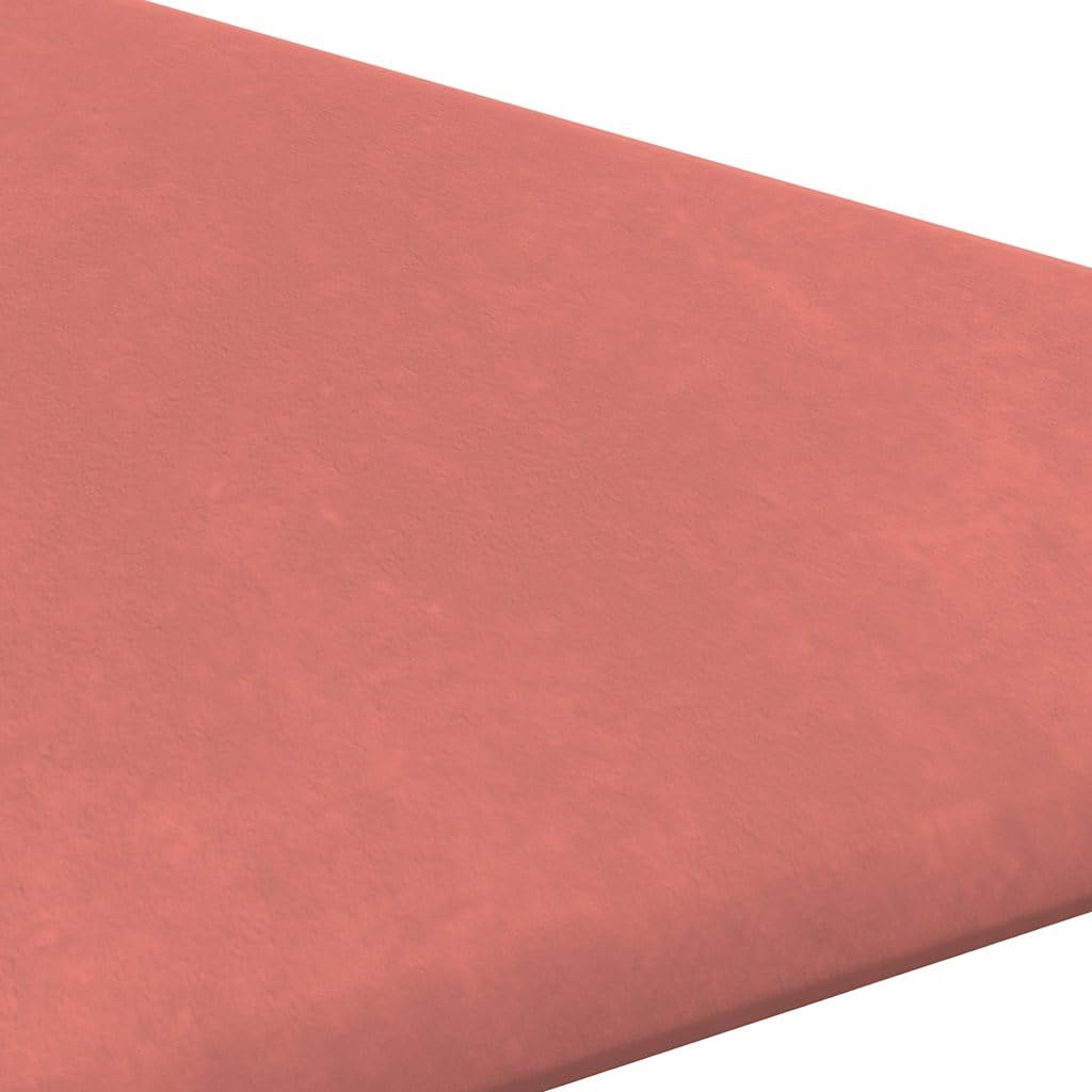 vidaXL Wandpaneele Rosa 12x 30x30cm Samt Schallschutz
