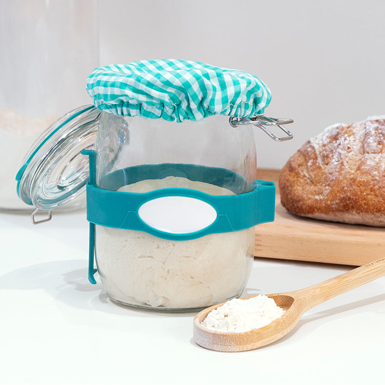 Kikkerland Home Sourdough Starter Kit Sauerteig Glas Set