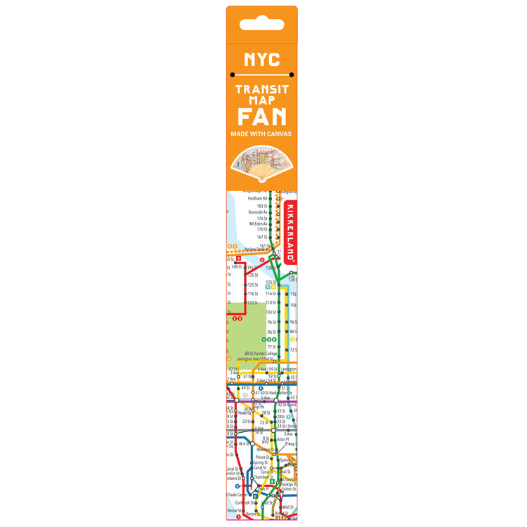 Kikkerland Home NYC Transit Map Fächer Faltbar U-Bahn