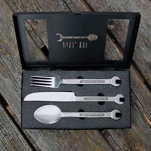 Mikamax Bar & Kitchen Schraubenschlüssel Besteck Set 3-tlg Metall