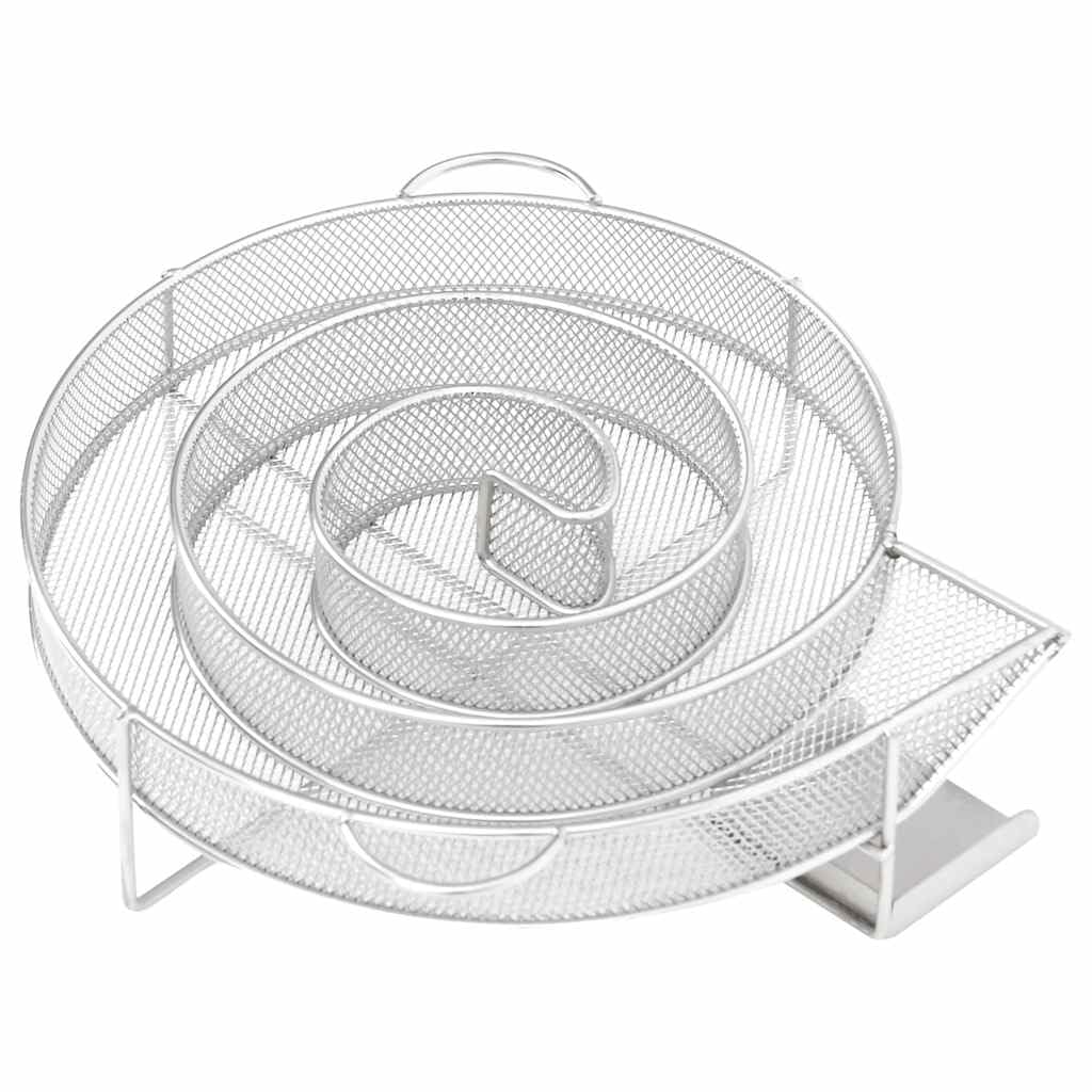vidaXL Kaltrauchgenerator rund 19,5 cm Edelstahl für Smoker